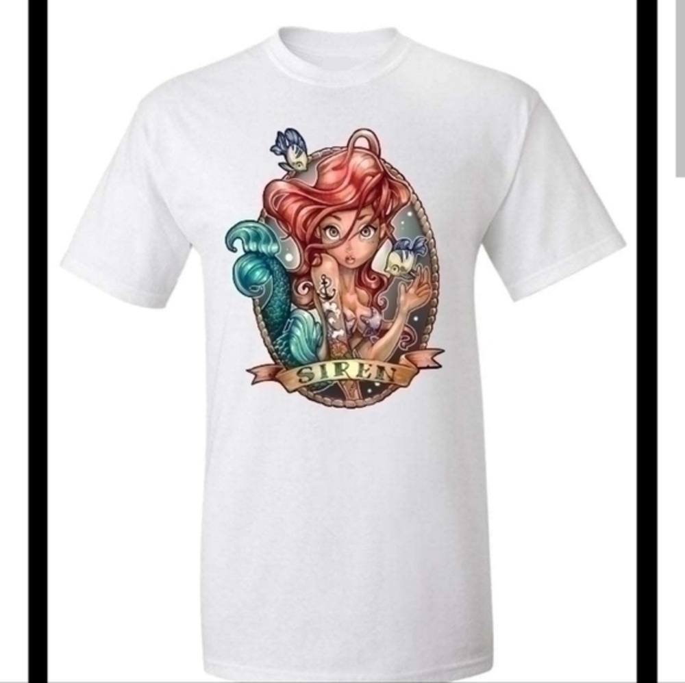 BOUTIQUE PLUS PUNK SIREN MERMAID TEE SZ 1X 2X